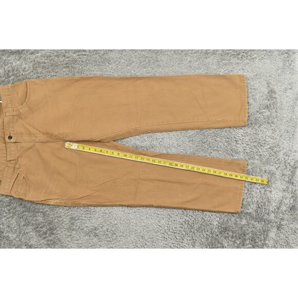 Dickies Men's Brown Cotton Straight Jeans 36x32 Baggy Work Carpenter Y2K - Picture 4 of 8